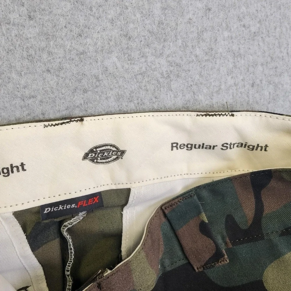 NEW Dickies Mens 30x32 Camo Cargo Work Pants FLEX Regular Fit Straight Leg - Picture 11 of 14